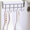 Stainless Steel Five-Hook Cabinet Door Back By Hanger Towel Hooks