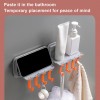 Multifunctional Bathroom Rack Hook Foldable Adhesive Storage Rack