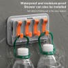 Multifunctional Bathroom Rack Hook Foldable Adhesive Storage Rack