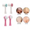 Double-sided Silicone Facial Cleanser Blackhead Remover Wash Massage Brush
