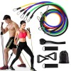11Pcs Fitness Resistance Bands Set