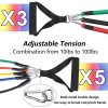 11Pcs Fitness Resistance Bands Set
