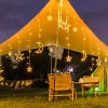 Led Lights Curtain Big Moon & Big Stars String Fairy
