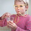 (One Dollar Deal) Creative Glasses Straw Flexible