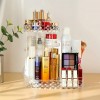 360 Degree Rotating Multi-Function Acrylic Cosmetic Storage Display Case For Brushes Lipsticks Jewelry