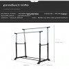 Multi-Functional Floor Clothes Rack Double Pole Stainless Steel Hanger
