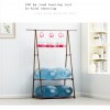 Multi-function Removable Bedroom Hanging Clothes Rack with Wheels Floor Standing