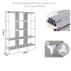 Multi Colour 3 Layer Storage WardrobeShelf Rack Fancy & Foldable