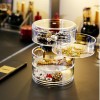 4-Layer Rotating Multifunctional Plastic Jewelry Box Earrings Necklace Ring Storage Organizer