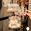 5 Layer Rotating Multifunctional Plastic Jewelry Box Earrings Necklace Ring Storage Organizer