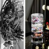 5 Layer Rotating Multifunctional Plastic Jewelry Box Earrings Necklace Ring Storage Organizer