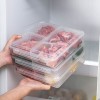 Food Vegetable Meat Fish Storage Box Container Transparent Keep Separate Case For Kitchen
