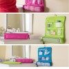 Portable Ladies Travel Toiletry Folding Hanging Wash Cosmetic Makeup Storage Bag