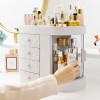 Desktop Organizer Transparent Storage Box Makeup Organizer Clear Cosmetic Drawer Beauty Box