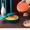 Household Divided Fruit Bowl with Lid Simple Dried Fruit Bowl Food Storage Containers
