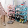 4 Layer Multi Colour Cloth Cabinet Shoe Rack