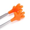 Mini Palm Stainless Steel Silicone Food Clip Non Slip BBQ Party For Kitchen