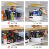 Desktop Non-Slip Rotating Storage Tray Multifunctional Plastic Storage Boxs