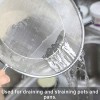 Stainless Steel Oil Splatter Screen Frying Pan