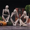 European Thinking Figurine Resin Sculpture Statue For Decor