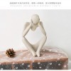 European Thinking Figurine Resin Sculpture Statue For Decor
