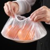 100Pcs Reusable Elastic Food Storage Covers Disposable Food Plastic Wraps Storage