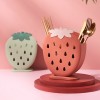 Strawberry Cutlery Drainer Spoon Fork Knife Shelf Holder