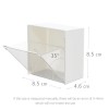 Transparent New Plastic Wall Shelf Bathroom Organizer