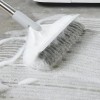 2 In 1 Floor Scrub Brush with Window Squeegee Rotatable Long Handle
