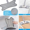 360 Degree Floor Cleaning X-Type Self Wringing Flat Mop
