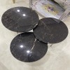 set of 3 Black Gold nesting table