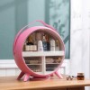 360 Rotatable Cosmetics Makeup Organizer Storage Box With Led Mirror
