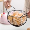 Portable Metal Egg Storage Basket