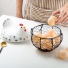 Portable Metal Egg Storage Basket