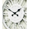 Sliver & White Antique Wall Clock