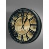Hollow Vintage 3d Wall Clock Black