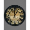 Hollow Vintage 3d Wall Clock Black