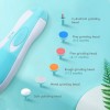 Safety Electric Nail Clipper Cutter Baby Nail Infant Nail