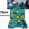 16-piece Set Of Emergency Hardware Tool Kit