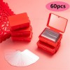 60pcs Clear Double-sided Sticker