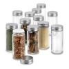 16pcs Square Shape Stainless Steel Spice Rack