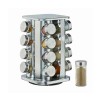 16pcs Square Shape Stainless Steel Spice Rack