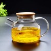 8pcs Japanese Style Glass Kettle Set with Bamboo Tray