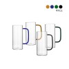 4pcs Trendy glass set