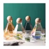 7-Pcs Nordic Style Classic Glass Set With Cork Lid Jug