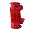Decorative Telephone Booth Accent - Red