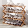 Foldable 4 shelves Shoe Rack