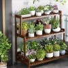 3 Tier Flower Pot Wooden Organizer