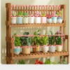 3 Tier Flower Pot Wooden Organizer