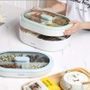Dust-proof Dry Fruit Tray,Candy Snack Box With Rotary Phone Holder